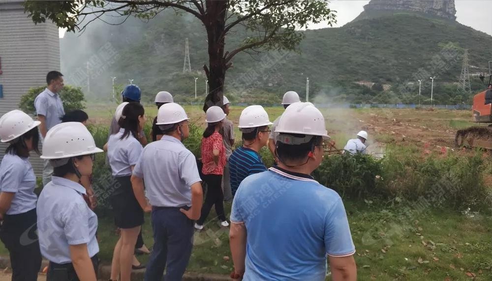 桂林鴻程機電設備有限公司廠區2#生產廠房開工大吉! 桂林鴻程機電設備有限公司廠區2#生產廠房開工大吉!